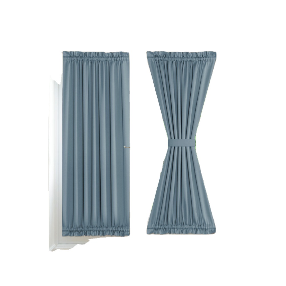 Thick Plain French Door Curtain Rods for Insulation and Shading