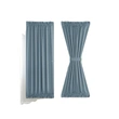 Thick Plain French Door Curtain Rods for Insulation and Shading