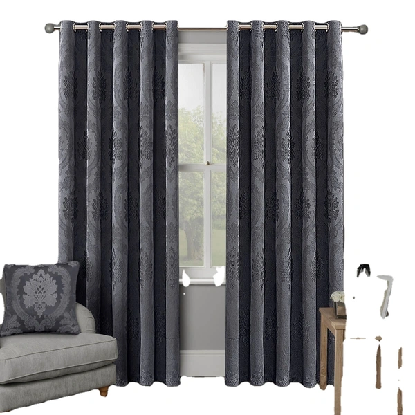 Custom Extra Long Velvet Curtains in Classic Blue for Living Room