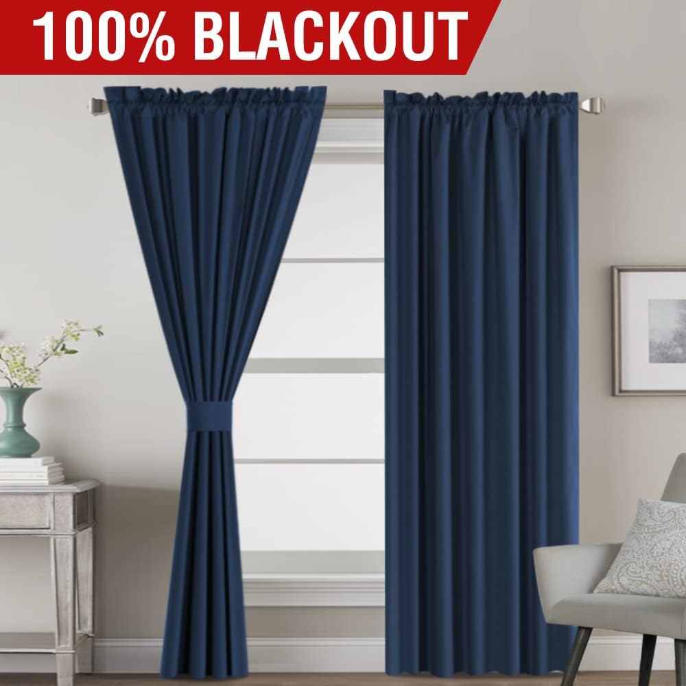 100% Blackout Curtains for Total Light Control