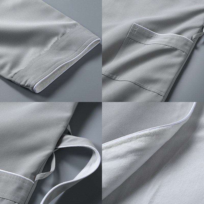 Thickened Soft Absorbent Bathrobe for Couples