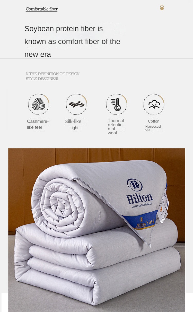 Hilton Soybean Quilt - Luxury Duvet for All Seasons