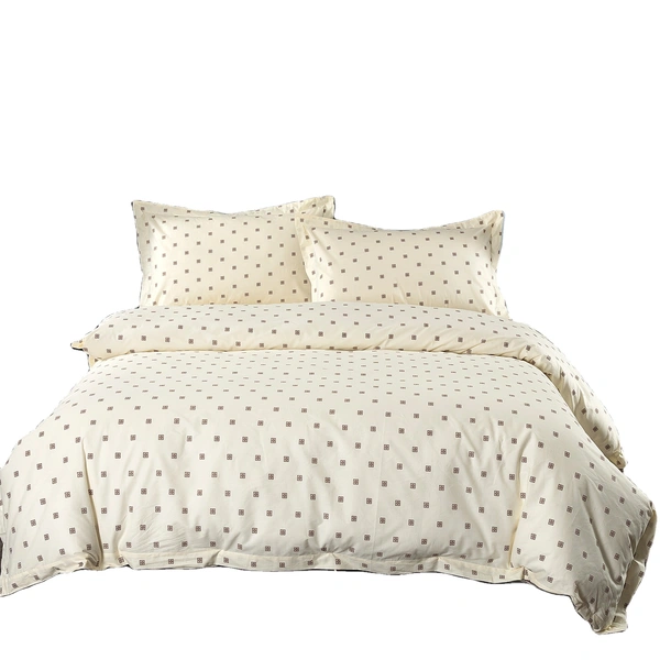 guangzhou wholesale cotton linen bedding set 