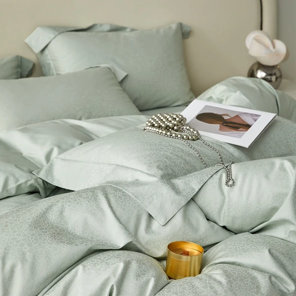 ملاءات سرير فاخرة من القطن الجاكار حسب الطلب