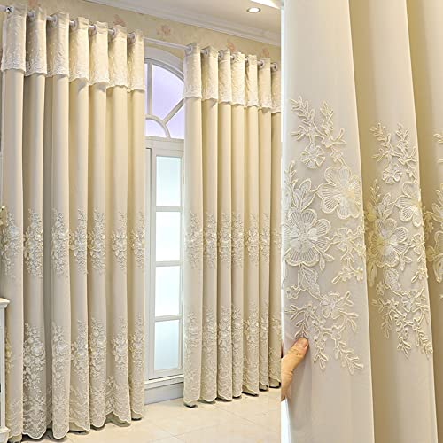 Custom Luxury Embroidery Curtains for Bedroom & Hotel