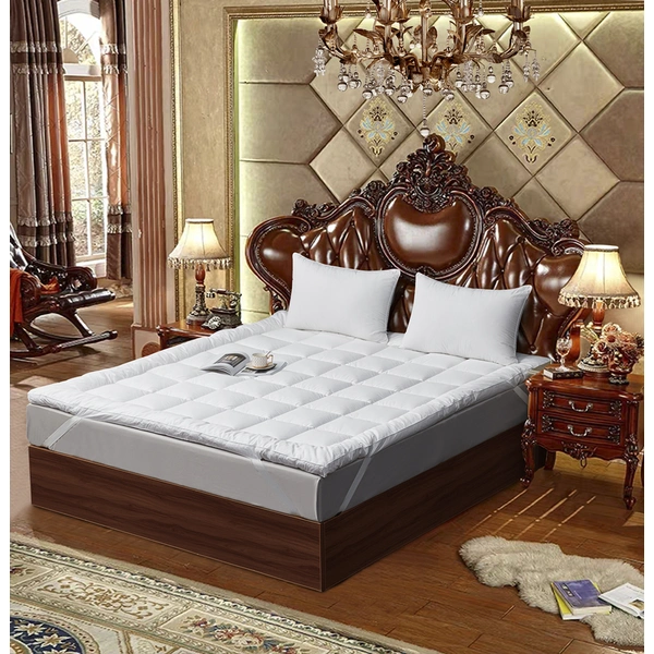 Top-Selling 100% Cotton Down-Proof Mattress Topper for Home and Hotel Comfort