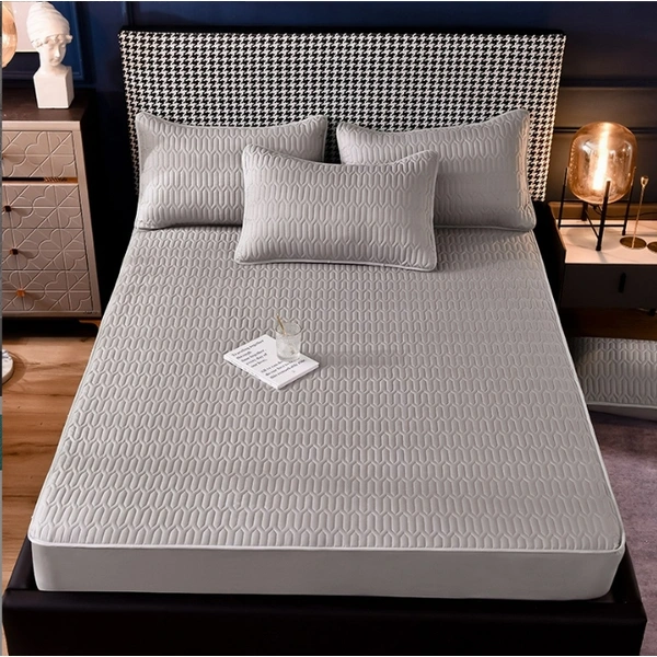 Quilted Polycotton Mattress Protective Cover Set