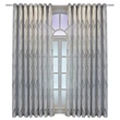 Light Transmission Nontransparent Curtain Gray Simple Modern Leaves Mesh Curtains Living Room Bedroom Half Shade Yarn