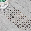 Stylish Double-Layer Eyelet Table Runner