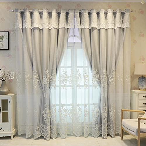 Custom Luxury Embroidery Curtains for Bedroom & Hotel