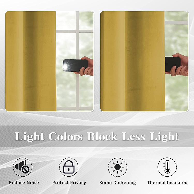 Custom Extra Long Velvet Curtains in Classic Blue for Living Room