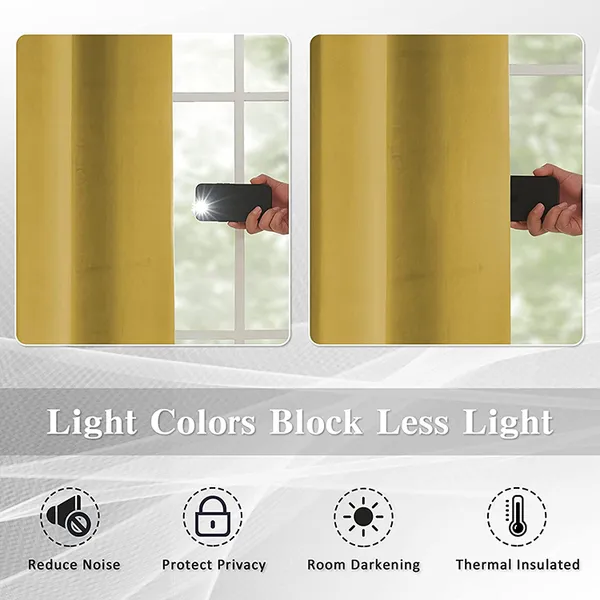 Custom Extra Long Velvet Curtains in Classic Blue for Living Room