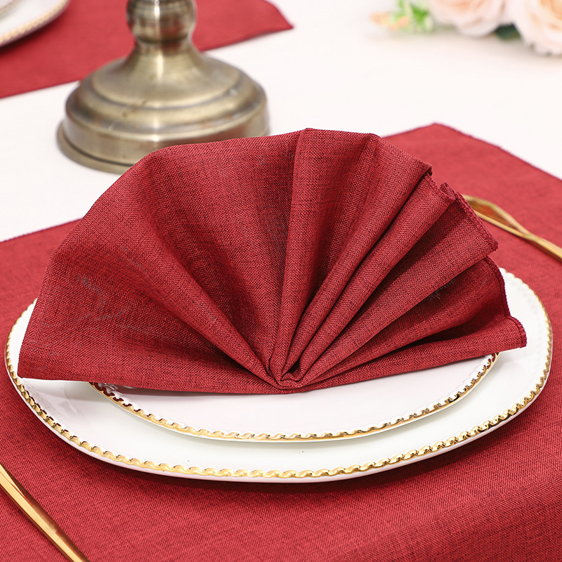 Elegant French Pattern Napkin Cloth for Restaurants and Events