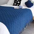 Wholesale Retro Jacquard Tassel Bed Runner