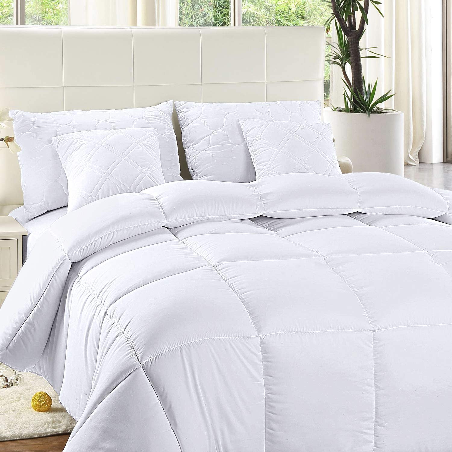 Utopia Bedding Quilted Comforter Duvet Insert with Corner Tabs