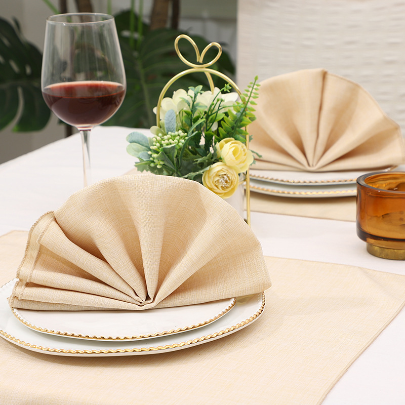 Elegant French Pattern Napkin Cloth for Restaurants and Events