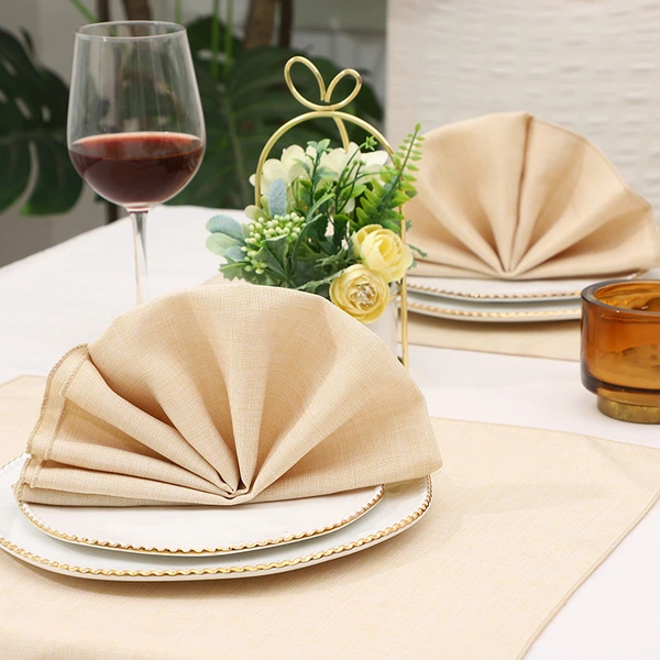 Elegant French Pattern Napkin Cloth for Restaurants and Events