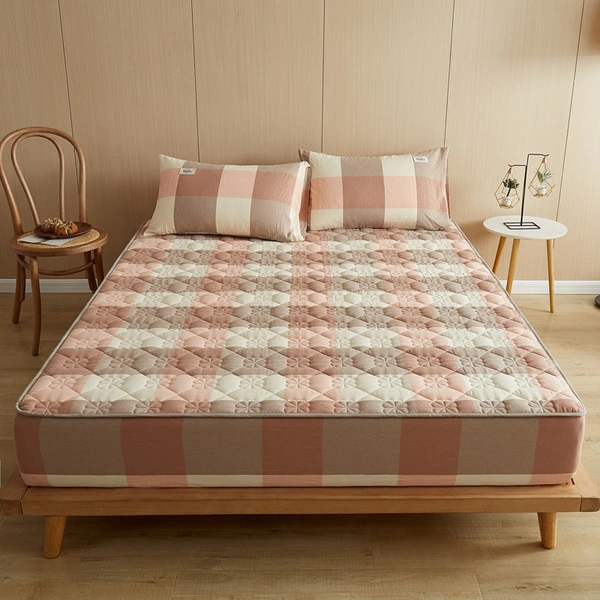 100% Cotton Waterproof Colorful Bed Sheet - Protector for All Sizes