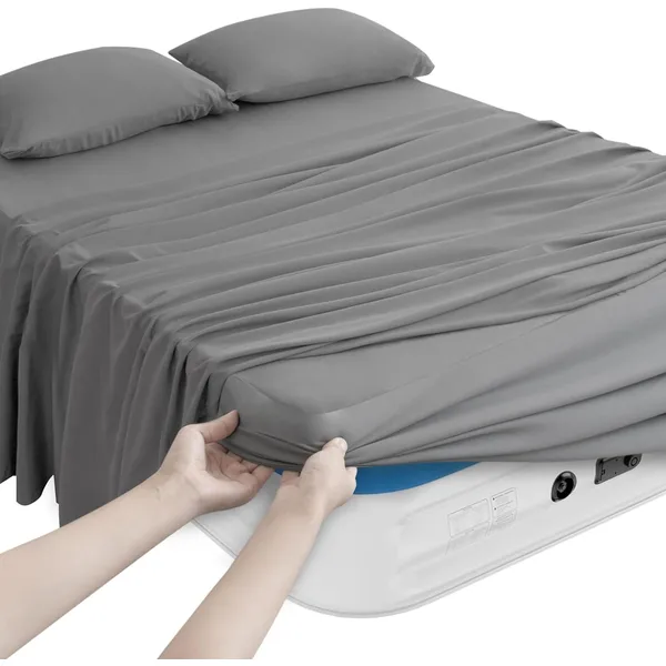 Deep Pocket Air Mattress Sheet Set - 4 Pieces