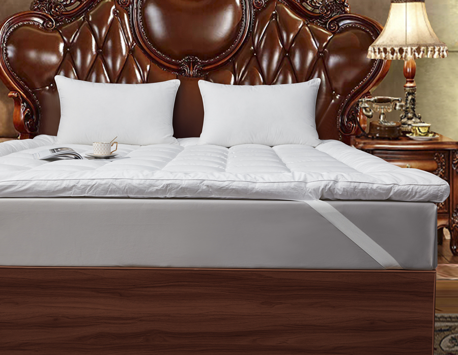 Top-Selling 100% Cotton Down-Proof Mattress Topper for Home and Hotel Comfort
