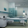 Premium Hospital Curtain - Curved & Horizontal