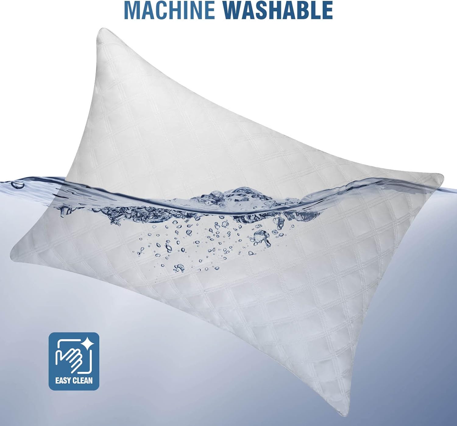 Medium Firm Down Bed Pillows - Set of 2