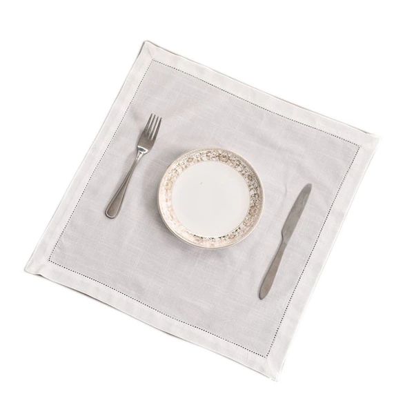 Embroidered Cotton and Linen Napkin Cloth for Weddings