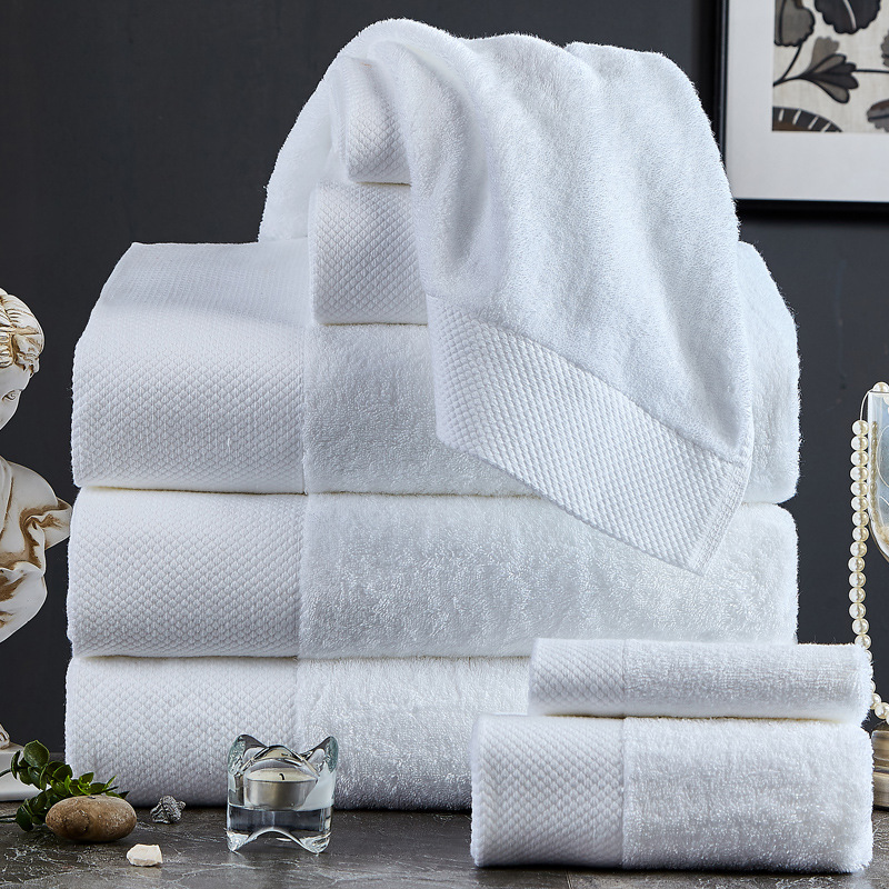 Wholesale Cotton Bath Towels Set for Salons