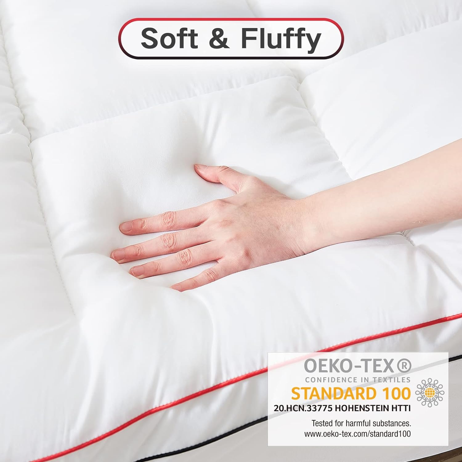 Cooling Full Mattress Topper for Deep Sleep