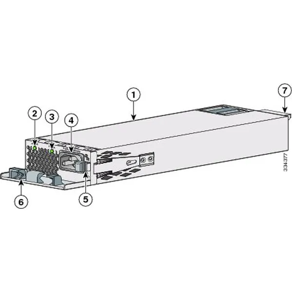 Cisco Catalyst 3850 Series Spare Power Supply PWR-C1-350WAC=
