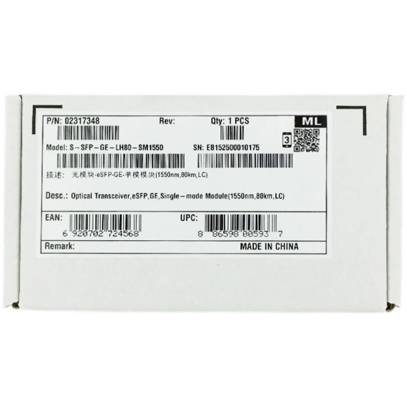 transceptor óptico huawei s-sfp-ge-lh80-sm1550