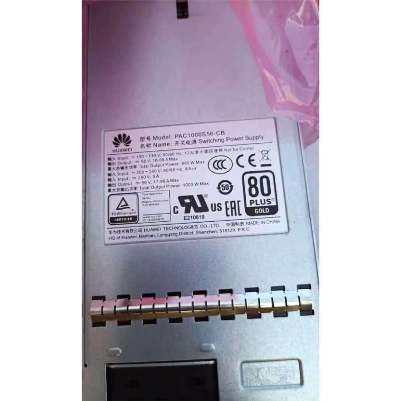 módulo de alimentação CA huawei 1000 w poe pac1000s56-db