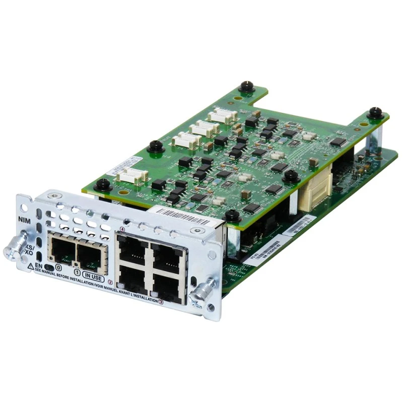 tarjeta de interfaz de red de voz analógica cisco nim-2fxs/4fxo