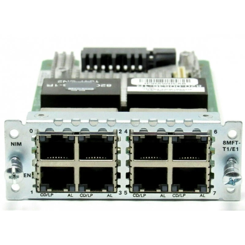 Cisco network interface module NIM-8MFT-T1/E1