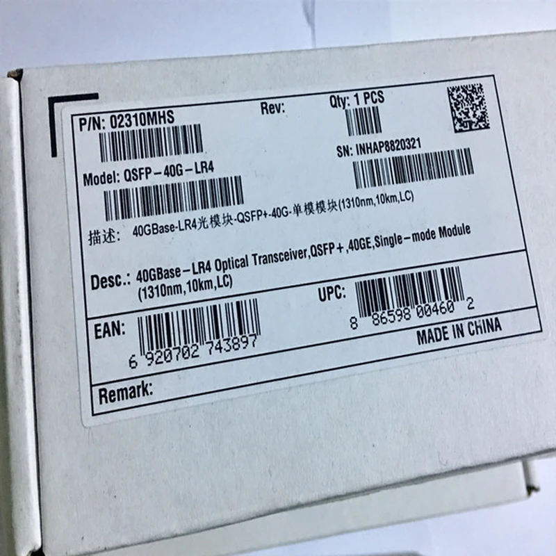 módulo transceptor óptico huawei qsfp-40g-lr4