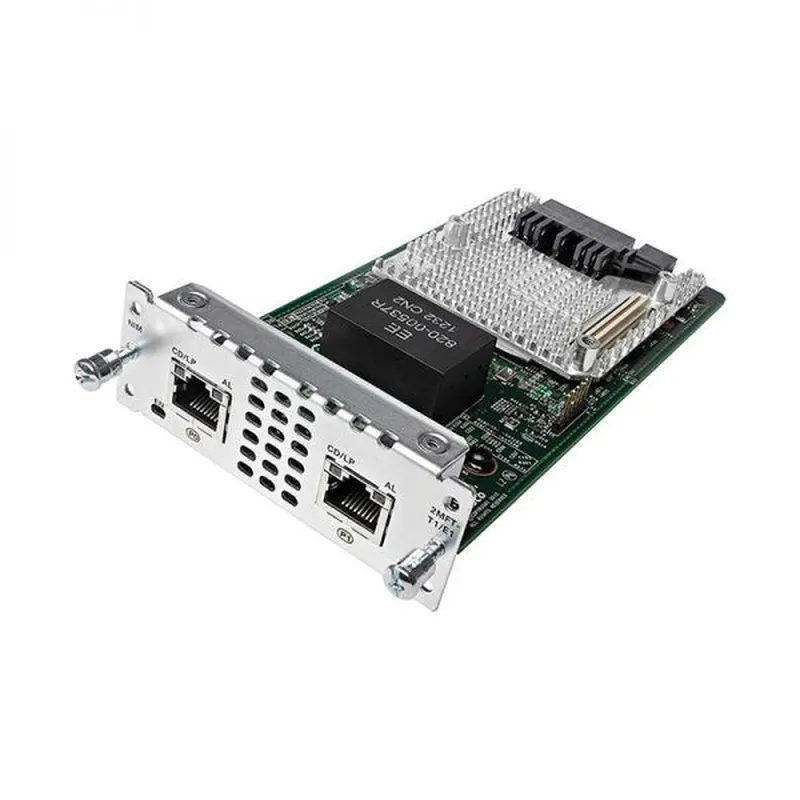 Cisco network interface module NIM-2MFT-T1/E1