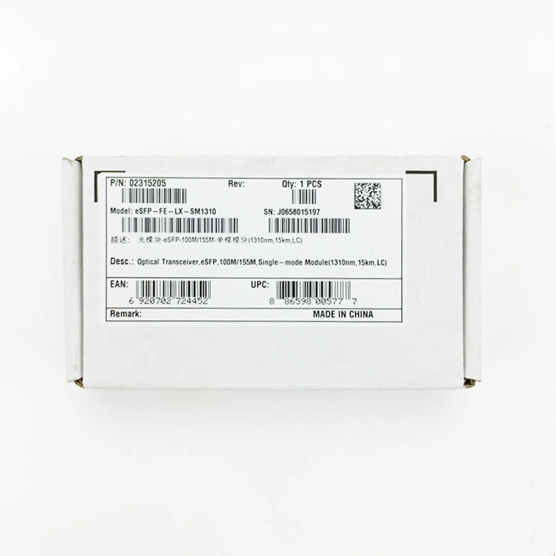 módulo transceptor óptico huawei esfp-fe-lx-sm1310