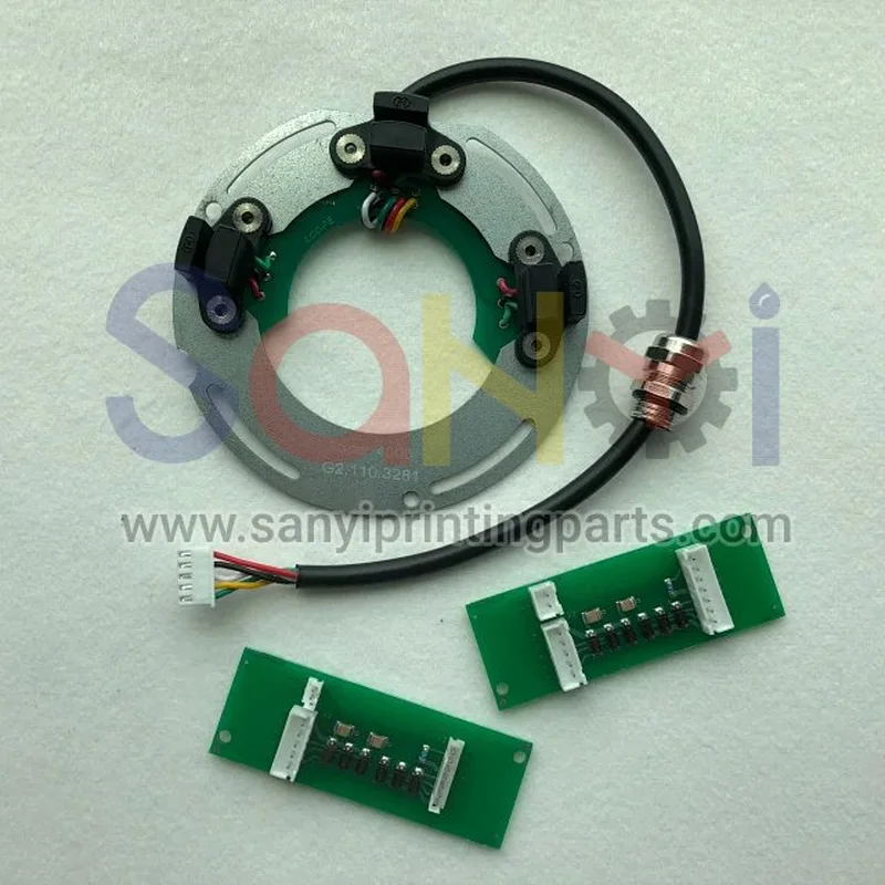 Heidelberg g2.110.3281 codeur 4000 carte d'imprimante d'encodeur sm102 cd102 sm74 carte de circuit d'encodeur de machine heidelberg pièces de machine d'impression 