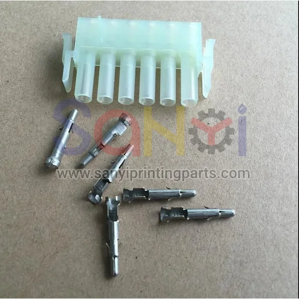 Klm4 placa de bomba de aire heidelberg pincho de conexión de 6 pines mantenimiento auténtico original