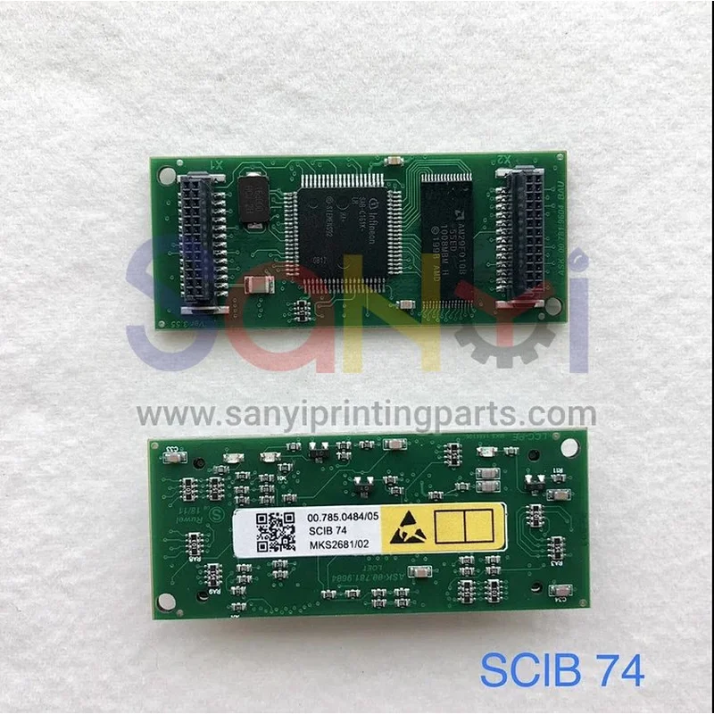 00.785.0484 Heidelberg Printing Machine SCIB 74 Board 