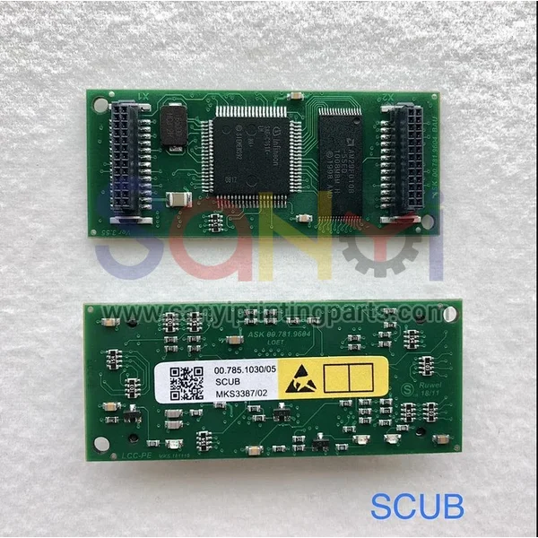 00.785.0725 00.785.1030 00.785.1030/05 Heidelberg SCUB Board  SCUB  LTK500 MKS3387/02