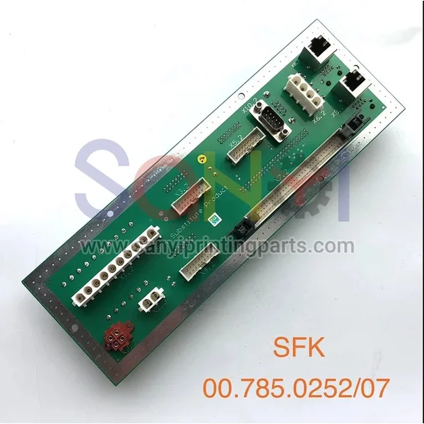 00.785.0252 Heidelberg Flat Module SFK 00.781.4969/02 Circuit Board For Offset Printing Machine Replacement Parts