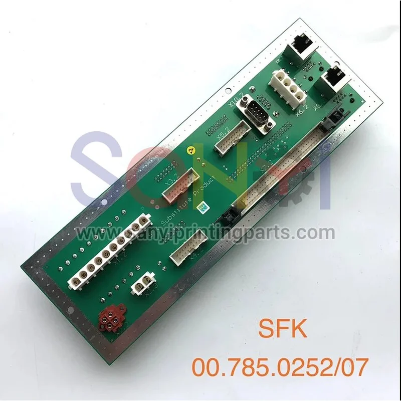 00.785.0252 Heidelberg Flat Module SFK 00.781.4969/02 Circuit Board For Offset Printing Machine Replacement Parts