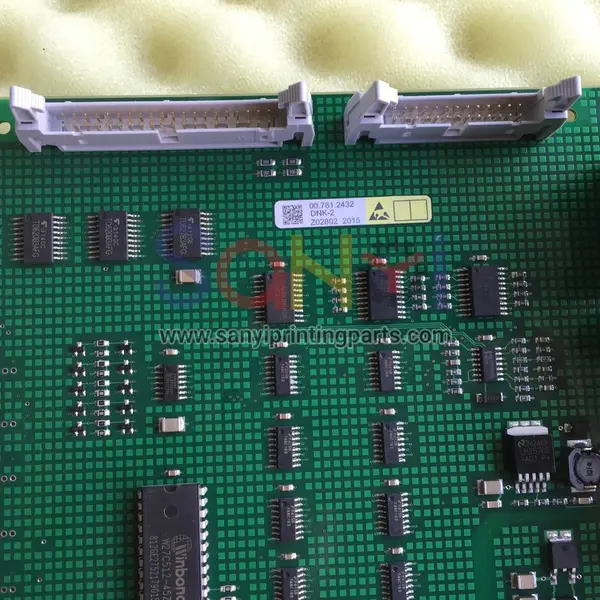00.781.2432 Heidelberg DNK2 Flat Module DNK2 Circuit Board Offset Machinery Parts