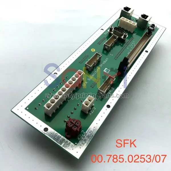 00.785.0252 module plat sfk 00.781.4969 carte de circuit imprimé pour pièces de rechange de machine d'impression offset