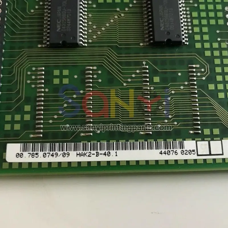 00.785.0749 módulo plano de heidelberg placa de circuito hak2 repuestos de hiedelberg 