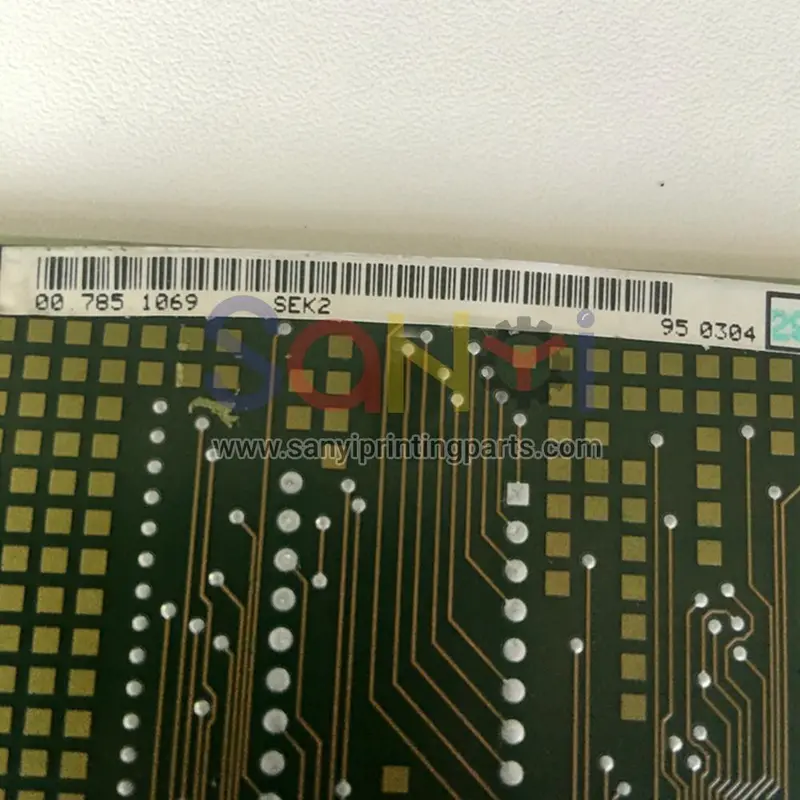 00.781.5851 00.785.0856 00.785.1069 placa de circuito de heidelberg sek2 del módulo plano 