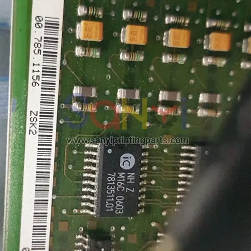 Heidelberg 00.785.1156 Flat Module ZSK2 Circuit Board For Offset Printing Machine Spare Parts