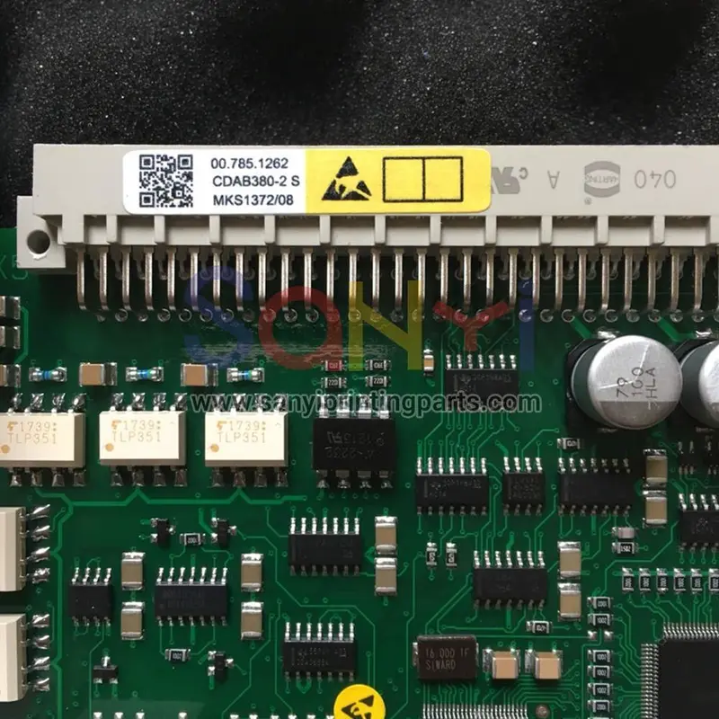Heidelberg 00.785.1262 cdab380-2s placa de circuito para repuestos de máquinas de impresión offset 