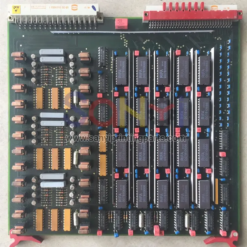 Placa mot heidelberg 81.186.5315 placa de circuito del motor de llave de tinta para repuestos de máquina de impresión offset 